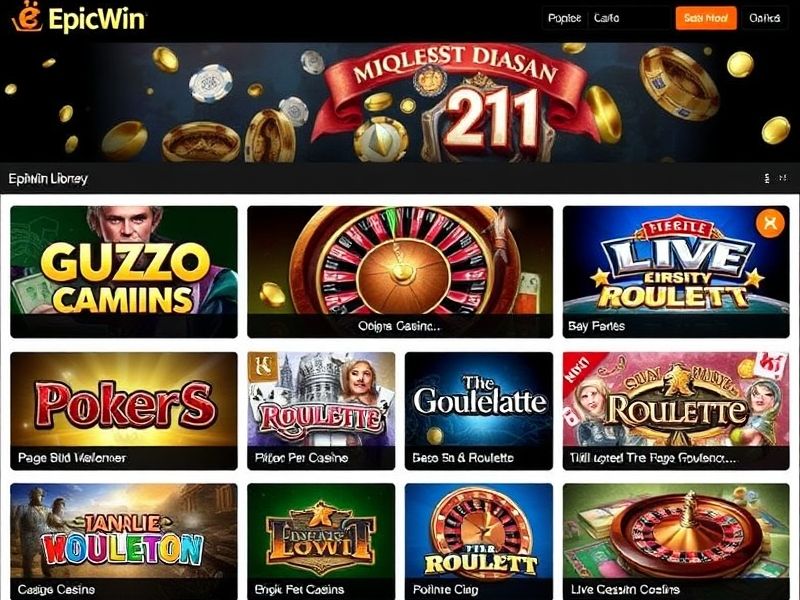 Discover the ultimate gambling experience at EpicWin! Play a vast selection of casino games including slots, poker, and blackjack, enjoy exclusive bonuses, and join live tournaments for real-money wins. Trusted and secure, EpicWin is your gateway to 24/7 casino action.